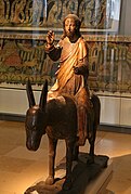 Christus auf dem Palmesel, Nürnberg, um 1370/80, Erlenholz, Germanisches Nationalmuseum, Nürnberg