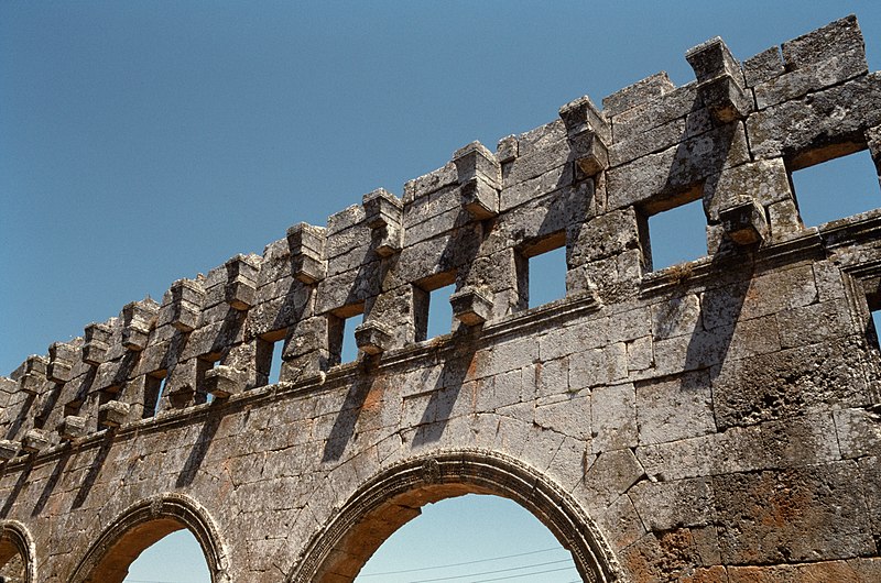 File:Church, Qalb Lozeh (قلب لوزة), Syria - Interior of nave, north wall - PHBZ024 2016 4983 - Dumbarton Oaks.jpg