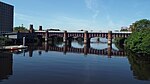 Clyde Street, Union Railway Bridge (Also Known As St Enoch Bridge) Over The River Clyde