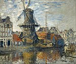 Claude Monet - The Windmill on the Onbekende Gracht, Amsterdam - Google Art Project.jpg