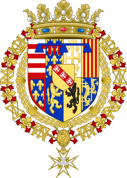 File:Coat of Arms of Philippe-Emmanuel de Lorraine, duke of Mercœur and Penthièvre.svg