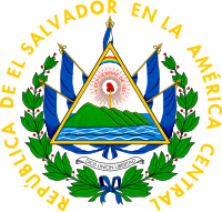 The Coat of arms of El Salvador Coat of arms of El Salvador.svg