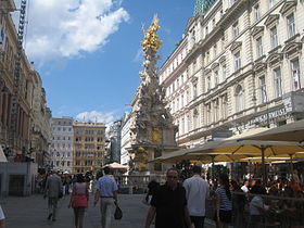 Kužni stup (Pestsäule) na bečkom Grabenu