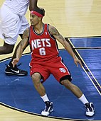 Lee with the Nets in October 2009 Courtney Lee Nets.jpg