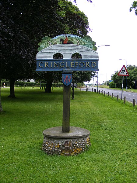 File:Cringleford Village Sign - geograph.org.uk - 3034637.jpg