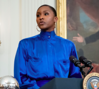 Cropped photo of Crystal Langhorne at the White House.png