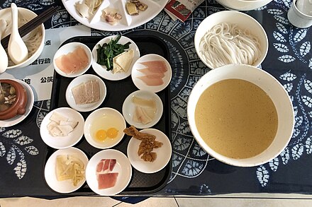 Over-the-Bridge Rice Noodles with more toppings