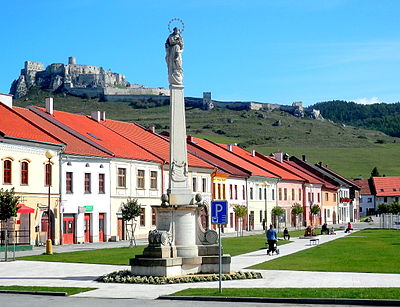 Mariánské náměstí, Spišské Podhradie, památková rezervace