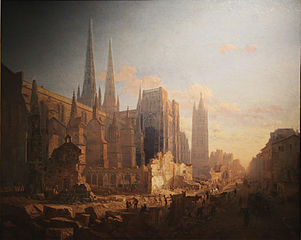 Le dégagement de la cathédrale Saint-André par la démolition du cloître et du mur gallo-romain