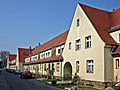 Individual monument of the Dresden-Stetzsch settlement: group of terraced houses with 22 house numbers (individual monument for ID No. 09305998)