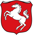 Sachsenross als historisches Wappen Westfalens