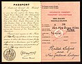 Diplomatenpass Dame Hilda Ross (Innenraum) (1952)