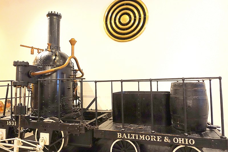 File:Davis and Gartner Foundry locomotive for Baltimore & Ohio Railroad, 1927 replica of 1831 original - Museum of Science and Industry (Chicago) - DSC06591.JPG