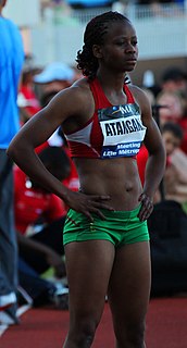 Delphine Atangana Cameroonian sprinter