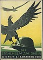 Der Stahlhelm am Rhein 11.R.F.S.T. 4.-5.Oktober 1930 Ludwig Hohlwein Propaganda Postkarte Ansichtskarte Adler Postcard No known copyright restrictions 4704.jpg