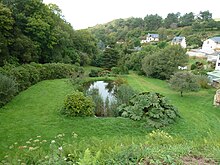 Le parc de l'étang du Roual.