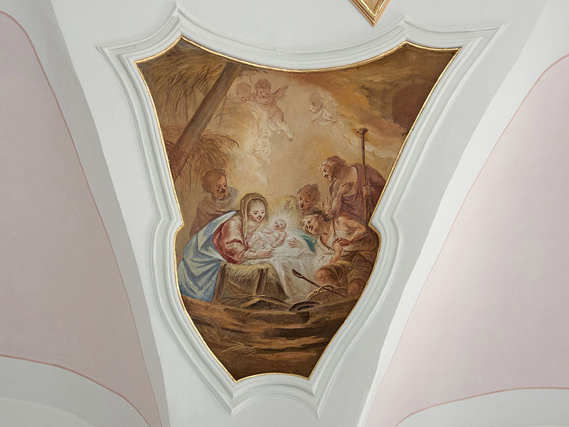 File:Dirlewang St. Michael Fresko 04 Geburt.jpg