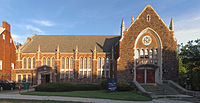 Dormont Presbyterian Church (built 1924), Dormont, Pennsylvania. The Presbyterian congregation sold the building in 2013, and it is now occupied by the North Way Christian Community.