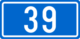 <span class="mw-page-title-main">D39 road (Croatia)</span> Road in Croatia