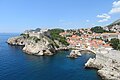 View of Dubrovnik Old City and Fort Lovrijenac