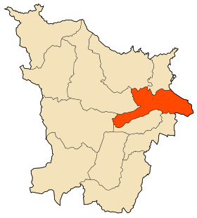 Localización de El Bouni