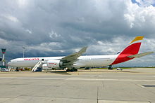 Ein Airbus A340-600 der Iberia