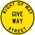 File:Early Australian road sign - Give Way.svg