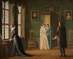 Ebba Brahe og hendes ægtefælle Jacob de la Gardie, forlovelsesmaling.