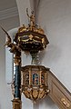 * Nomination Pulpit of the catholic cemetery chapel St. Maria, Georg and Vitus in Ebern, Bahnhofstraße 15 --Ermell 06:15, 3 October 2018 (UTC) * Promotion  Support Good quality.--Famberhorst 06:20, 3 October 2018 (UTC)