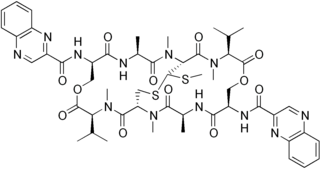 <span class="mw-page-title-main">Echinomycin</span> Chemical compound