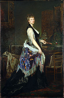 Edouard-Théophile Blanchard, Portret księżnej Castiglione, 1877, Musée d'art et d'histoire Fribourg.jpg