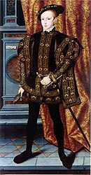 Edward VI of England circa 1550 date QS:P,+1550-00-00T00:00:00Z/9,P1480,Q5727902