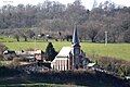 Vue panoramique de l'église.