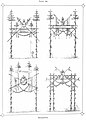 Ehrenpforten-Musterentwürfe in einem Zimmermanns-Lehrbuch von 1893[4]