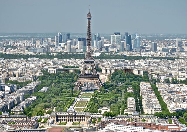 Image: Eiffel Tower from the Tour Montparnasse 3, Paris May 2014