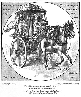 Ekka dessiné par John Lockwood Kipling.