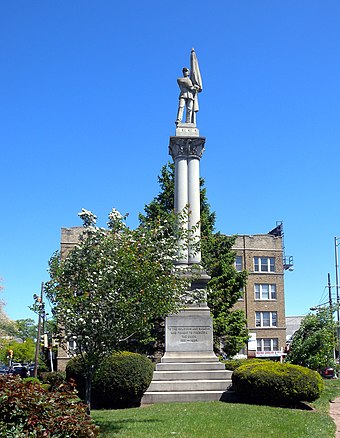 War monument; north Elizabeth