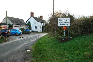 Hopton, Staffordshire Human settlement in England