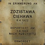 Erinnerungsstein für Zdzistawa Ciehawa.jpg