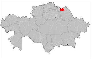Ertis District District in Pavlodar Region, Kazakhstan