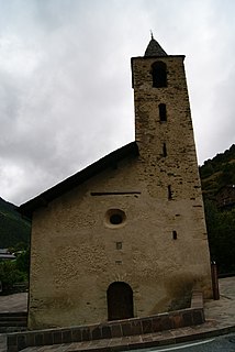 Sant Joan de Sispony church building in La Massana, Andorra