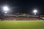 Stadium during half time