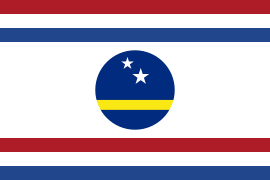 onderscheidingsvlag van de gouverneur van Curaçao