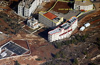 Three of the murderers hid in a Palestinian police station before being arrested by IDF forces. This aerial photo shows their location. Flickr - Israel Defense Forces - Militants Hide in Palestinian Police Station After Killing Israeli Youth.jpg