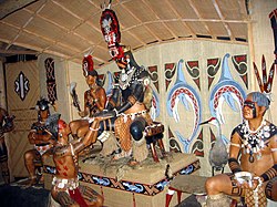 Diorama of a Calusa chief at the FMNH