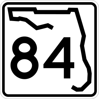 <span class="mw-page-title-main">Florida State Road 84</span> Highway in Florida