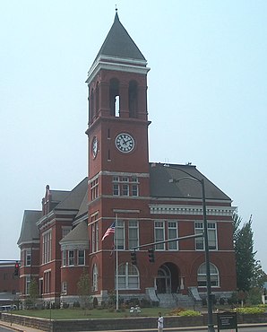 Floyd County Courthouse v Římě, uvedený na NRHP č. 80001067 [1]