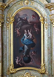 Tableau de l'autel "Immaculée conception"