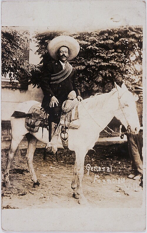 Pancho Villa on horseback c. 1908–1919