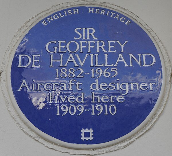 Blue plaque, 32 Baron's Court Road, Barons Court, London
